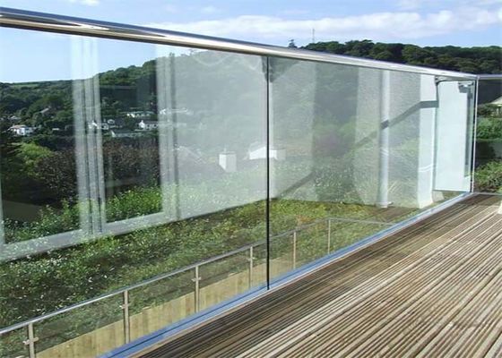 As balaustradas de vidro de alumínio exteriores DIY fácil dos sistemas do balcão dos trilhos da escada instalam
