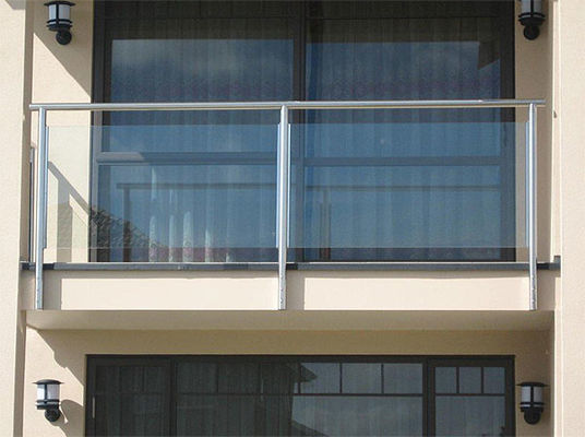 Balaústres de vidro exteriores internos Home Depot da plataforma do espaço livre da balaustrada do balcão