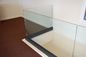 Revestimento de vidro de alumínio do espelho/cetim da balaustrada dos trilhos do patamar do balcão das escadas moderno