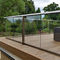 DIY instalam trilhos exteriores do balcão do metal, alumínio de vidro inferior dos trilhos da canaleta em U