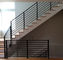 Elevada precisão de aço inoxidável dos trilhos de Rod do projeto moderno para a escada do balcão