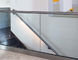 Canaleta em U de alumínio trilhos de vidro moderados do balcão para a balaustrada da plataforma da escada