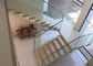 Instalação de vidro/de aço da forma DIY da longarina U do quadrado do carbono das escadas da madeira maciça dos trilhos